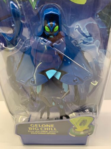 GELONE BIG CHILL BLUE BEN 10 ALIEN FORCE ACTION FIGURE BANDAI NUOVO SIGILLATO - Foto 2 di 9