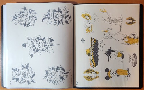 1981-82 Guideline Traditional Vintage 48 Sheets Tattoo Flash In Portfolio Book - Picture 24 of 24