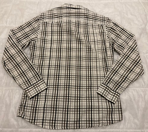 Esprit Men’s Long Sleeve Button Up Slim Fit Check Shirt ~ Size M - Picture 6 of 8