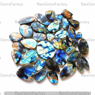 100% Natural Labradorite Cabochon AAA Quality Loose Gemstone Wholesale Lot