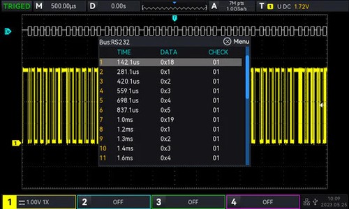 UNI-T UPO1000 SERIES Digitales Oszilloskop 50MHz-200MHz Shop Deutschland CE - Bild 5 von 9