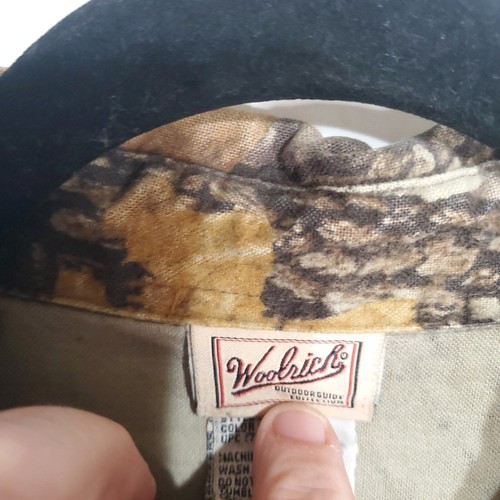 Vtg Woolrich Mens Camo Hunting Shirt Sz XL Realtree Hardwoods Button Up RN#52469 - Picture 4 of 6