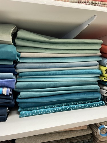 designer Fabric Pieces. 10 FOR £15 / ALL PIECES AROUND 1 METRE EACH - Picture 6 of 12