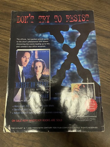 The X-Files Official Magazine Winter 1998 - Revenge of the Nerds Cover - Imagen 2 de 2