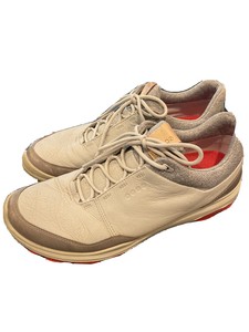 ecco yak biom hybrid golf leather goretex gray shoes