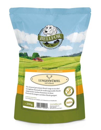 Bellfor Trockenfutter Gelenke Soft Snack Hirsch Hundesnack Berner Sennen Set - Bild 7 von 8