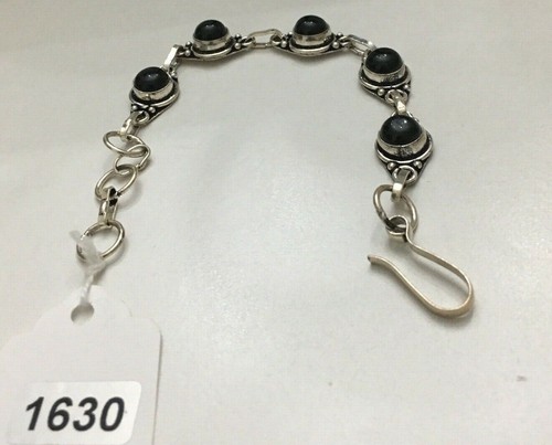 Multi-Edelstein Fischhaken Verschluss Armbänder 925 Silber plattiert - US-Verkäufer - 56 - Bild 10 von 14