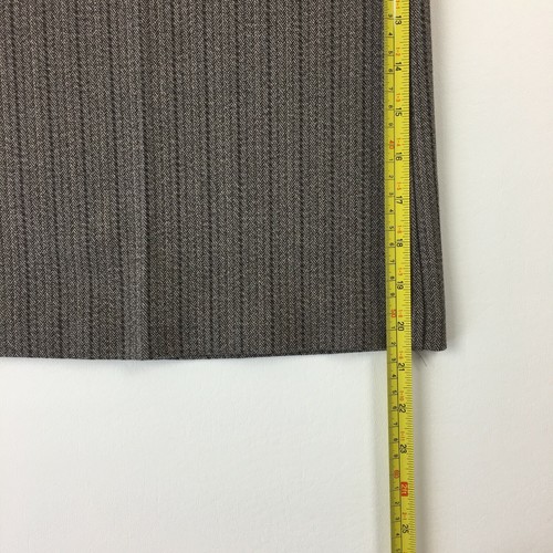 Unit Damen Hose gestreift grau weites Bein lila Knöpfe Gürtelschlaufe Größe 36 - Bild 5 von 7