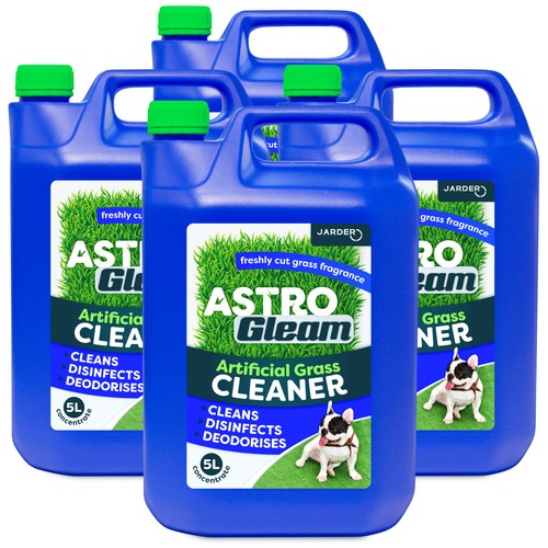 4 x 5LT ARTIFICIAL GRASS CLEANER DOG CAT ODOUR ASTRO TURF LAWN