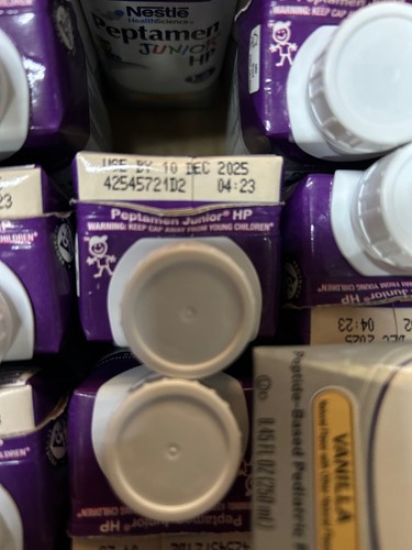 24x8.45oz Peptamen Junior HP 1.2 Vanilla Peptide pediatric Formula BB 12/10/2025 - Picture 3 of 4