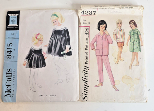 Vintage Sewing Patterns Lot of 17 1940's-70's Infants Children Teens - Picture 9 of 10