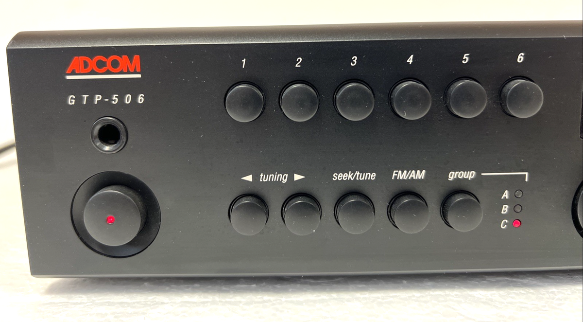 ADCOM GTP-506 Tuner/ Preamp Tested! | eBay