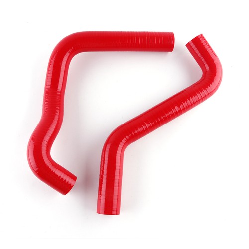 FOR PONTIAC FIERO 2.5/2.8L l4/V6 1984-1988 Silicone Coolant Radiator Hose RED - Picture 3 of 10