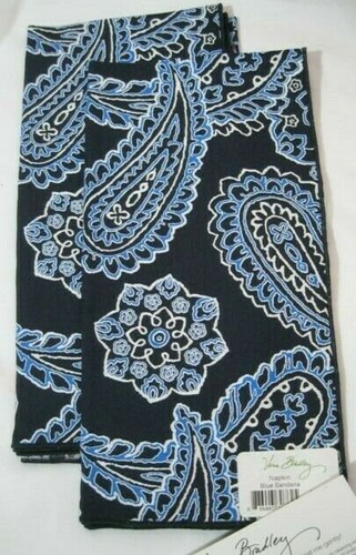 Vera Bradley AZUL BANDANA Servilletas MASCARILLA 2 Total Match BOLSO Bolso Mochila Bolso Nuevo con Etiquetas - Imagen 1 de 3