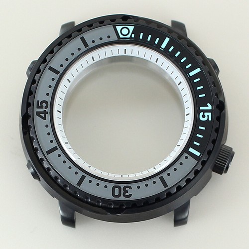 43,3 mm Thunfisch Baby Uhr Gehäuseteile Saphirglas Kapitelring für Seiko NH35NH36 - Bild 27 von 46