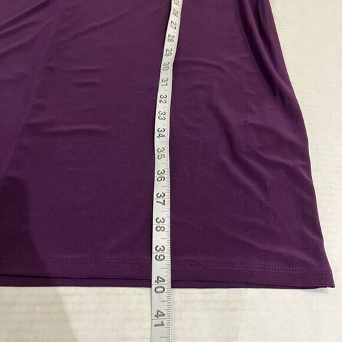 R&M Richards Dress Womens 18W Purple Chiffon Floral Jacket Midi Event Cocktail - Picture 6 of 15