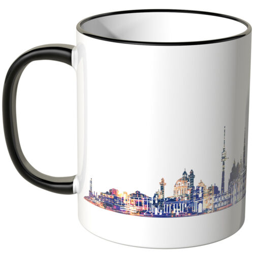 WANDKINGS Tasse "Skyline bei Nacht" verschiedene St„dte im Aquarell Berlin K”ln - Bild 223 von 233