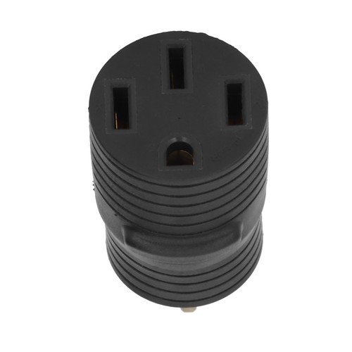 Adaptador de enchufe RV PVC 30A macho TT 30P a 50A hembra 14 50R conector de alimentación - Imagen 22 de 22