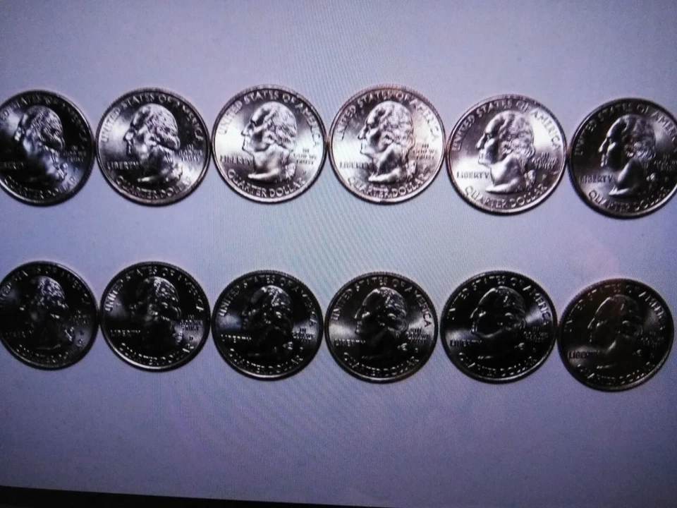 2019-2020 WEST POINT-W-  NATIONAL PARK QUARTERS- COMPLETE BU UNC SET-10 COINS - Image 2 of 4