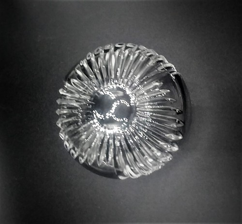 vintage cut crystal candy dish bowl starburst pattern - Picture 2 of 4