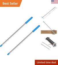 Non-Slip Handle Winding Rods - 1/2" x 16 3/4" - Garage Door Torsion Spring Tool