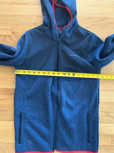 Vineyard Vines Boys Full Zip Fleece Sweater Jacket Navy Blue XL Excellent - Picture 5 of 6