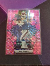 2023 Panini Mosaic - Phil Simms #183 Camo Pink Mosaic Prizm