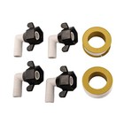 360-degree Rotatable Adapter Barb Elbow Adapter Heat-resistant Lightweight