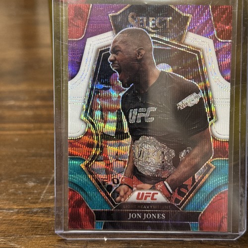 2023 Panini Select UFC - Premier Level Jon Jones #154 Tri-Color Prizm