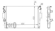 RADIATOR ENGINE COOLING FITS: FITS FOR IVECO DAILY IV BUS 35S14 35S14 /P.FITS