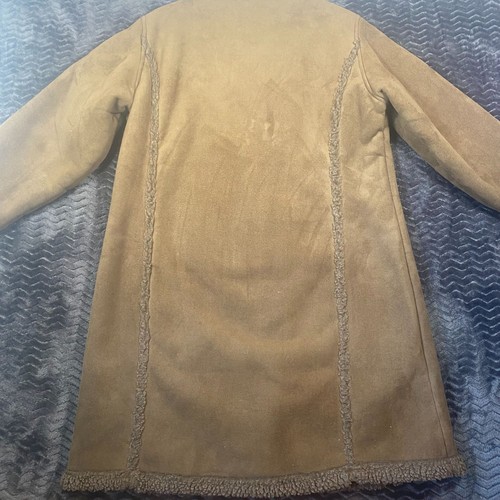 L.L. Bean Winterjacke aus Wildleder mit Kunstfell gefüttert braun Damengröße Medium Petite - Bild 11 von 11
