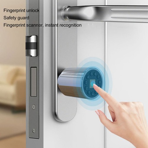 Smart Cylinder Lock Remote APP Password Unlocking Keyless Entry - Picture 5 of 22