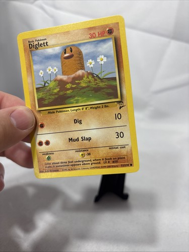 Diglett 071/130 Base Set 2 Regular Common-Vintage-Pokemon TCG-Fast Shipping-LPNM - Picture 6 of 17