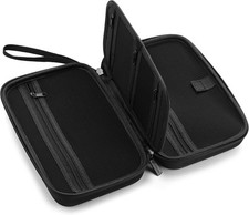 Compact Shockproof Electronics Travel Organizer 9.5 x 5.7 with Wrist Strap