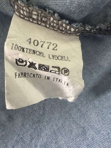 First Avenue Denim blue Coloured Short Tencel & Lyocel Dress. Relaxed Fit . Uk14 - Picture 4 of 7