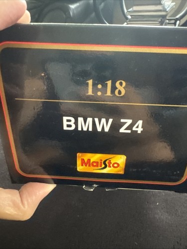 De colección Maisto Edición Especial BMW Z4 1:18 Diecast Plateado En Caja Original 2004 NUEVO - Imagen 8 de 14
