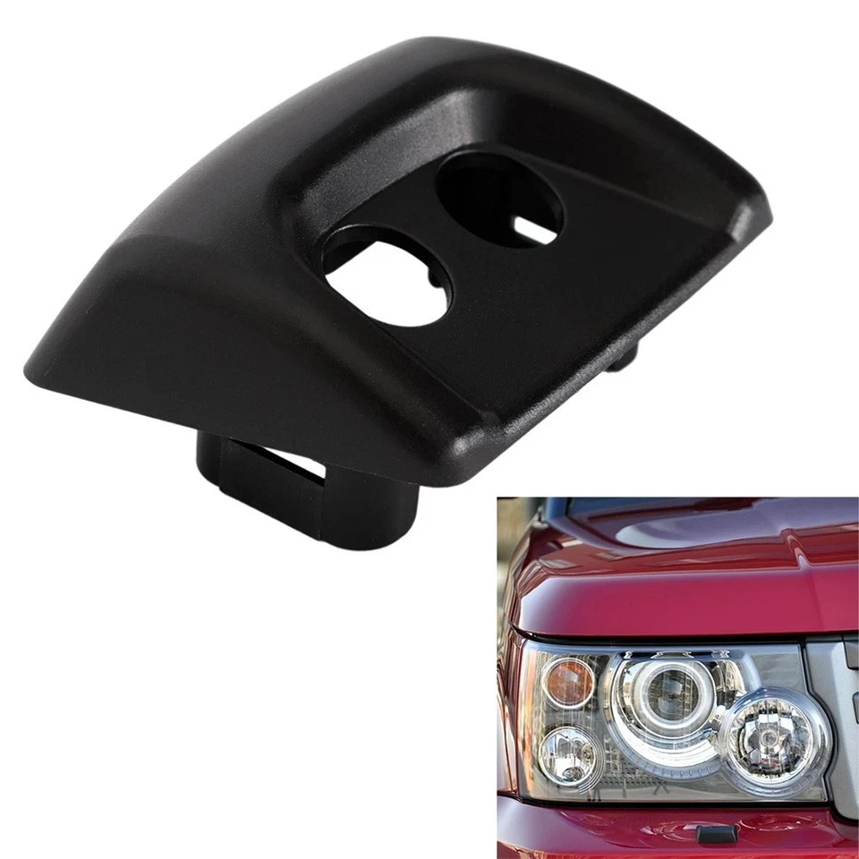 For Land Rover For Range Rover Headlight Washer Cover Replacement Pair OEM Spec - Image 2 of 4