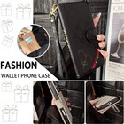 Coque portefeuille en cuir pour iPhone 17 16 15 Pro Max 14 13 12 11 XsMax Téléphone