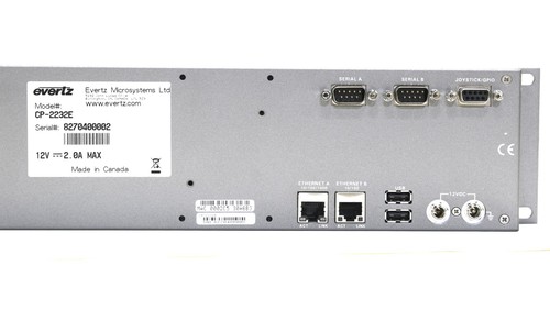 Evertz CP-2232E Quartz Router Control Panel | High Resolution LCD Screens - Picture 9 of 10