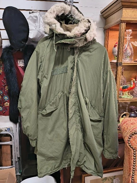 Vintage Military M65 Fishtail Parka Extreme Cold Weather Mens Small USGI Vietnam - product detail image 6