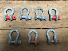 Lot 7 Small WLL 1/2 Ton SCREW PIN SHACKLE CLEVIS made in China