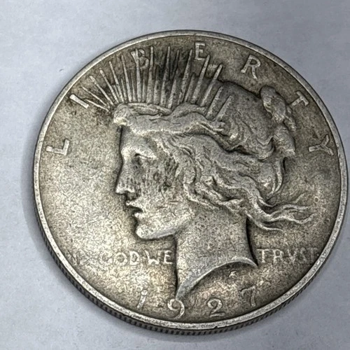 1927 D Peace Silver Dollar Original Circulated