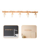  Bow Wall Hook for Robes Coat Hat - 5 Knot Bow Hooks - Wall Decorative Hanger
