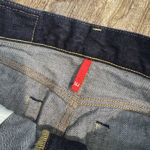 Uniqlo UJ Jeans Herren 32x34 Selvedge Denim Straight Leg S002 Japan Dark Wash - Bild 7 von 12