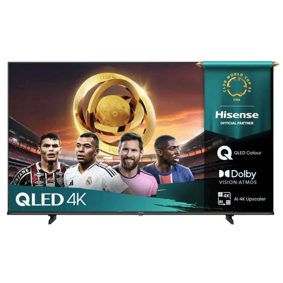 Hisense 55E77Q 139cm 55" UltraHD/4K QLED Smart TV Fernseher 55E77Q schwarz - Bild 1 von 1