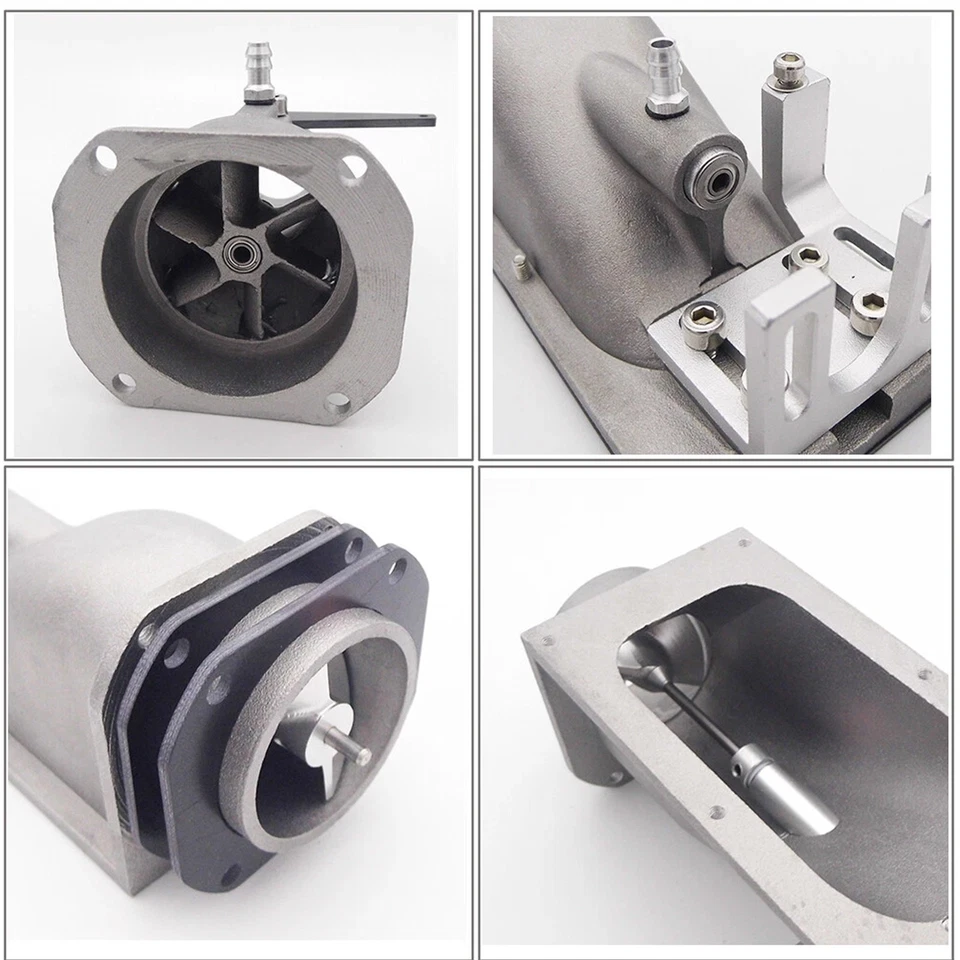 18mm Metal Jet Pump Water Thruster CNC Propeller Sprayer for 60-70mm RC Boat Jet - Image 4 of 4