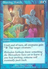 1 x Shoving Match - Foil - Mercadian Masques - NM-Mint - MTG