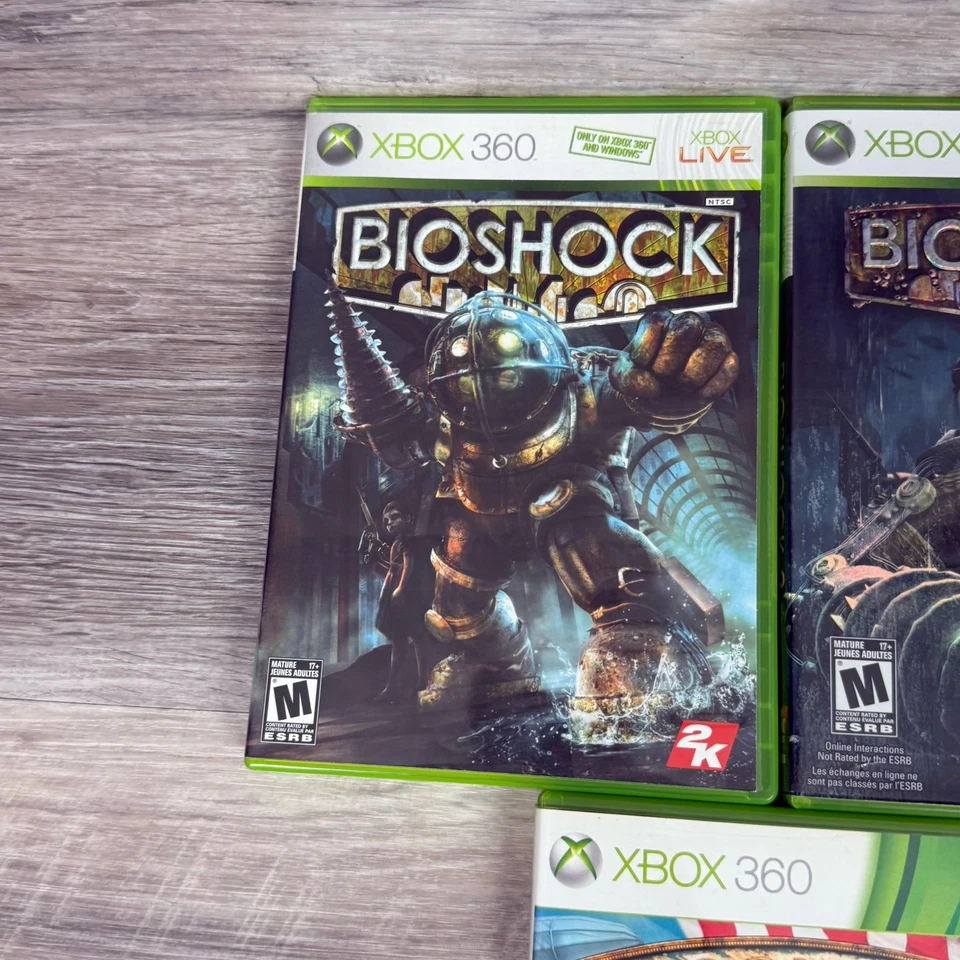 BioShock 1 2 Infinite Games Bundle Xbox 360 Complete Tested Working - Image 3 of 4