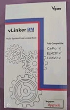 Vgate vLinker BM Bluetooth OBD2 Scanner Diagnostic Tool NEW Sealed ELM327...