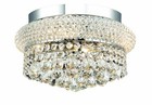 Elegant Lighting V1800F12/RC Primo 4 Light 12"W Flush Mount - Chrome